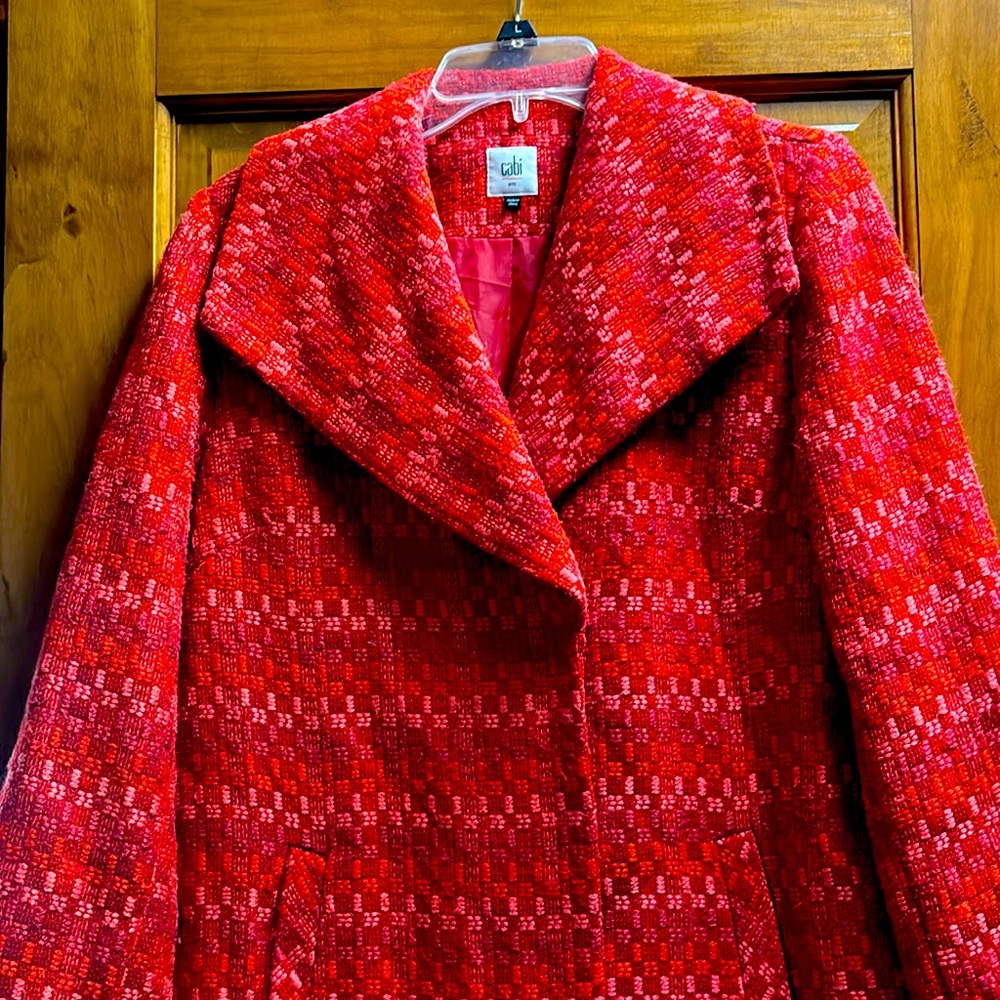 Cabi red jacket size small